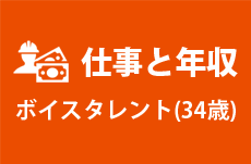 【仕事と年収】ボイスタレント（34歳女性）